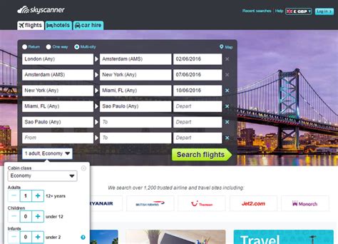 skyscanner multidestinos.